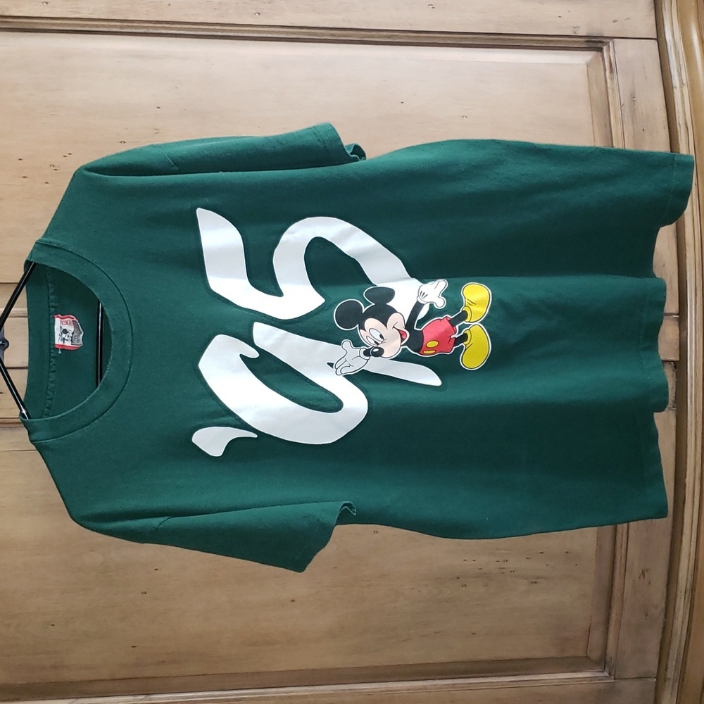 VINTAGE SINGLE STITCH 95' Disneyland Mickey Mouse Short-Sleeve T-Shirt Size L/XL